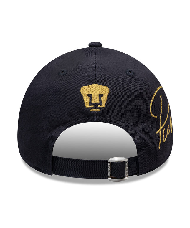 GORRA NEW ERA 9FORTY PUMAS UNAM PARCHE LATERAL TEMPORADA – AZUL