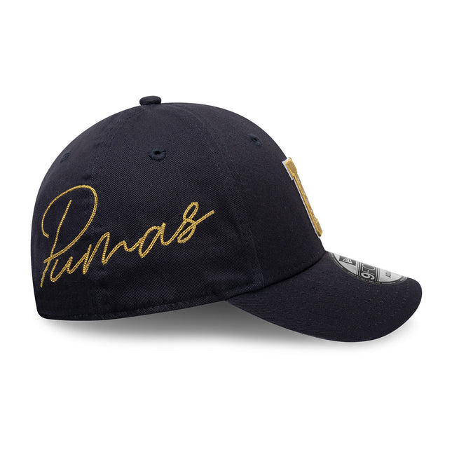 GORRA NEW ERA 9FORTY PUMAS UNAM PARCHE LATERAL TEMPORADA – AZUL