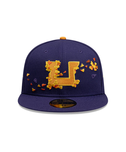 GORRA NEW ERA 59FIFTY PUMAS UNAM CÁPSULA DÍA DE MUERTOS – MORADO