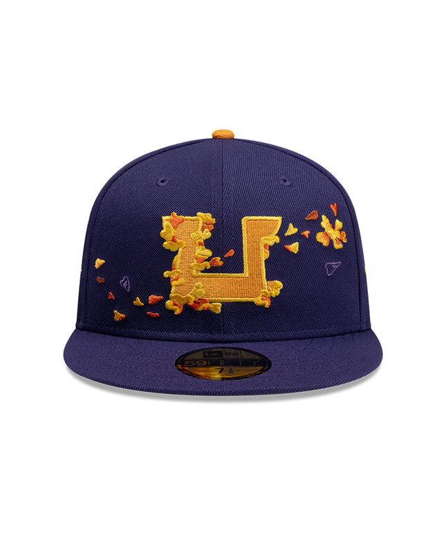 GORRA NEW ERA 59FIFTY PUMAS UNAM CÁPSULA DÍA DE MUERTOS – MORADO