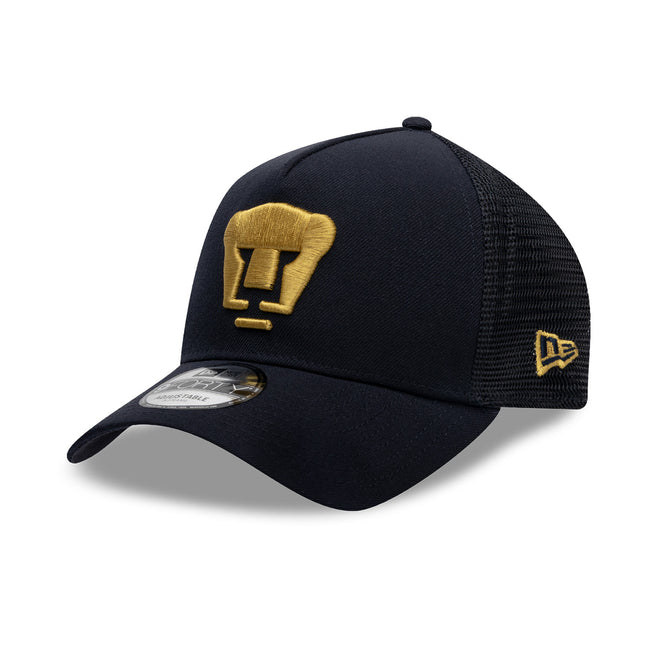 GORRA NEW ERA 9FORTY A-FRAME TRUCKER PUMAS UNAM – AZUL