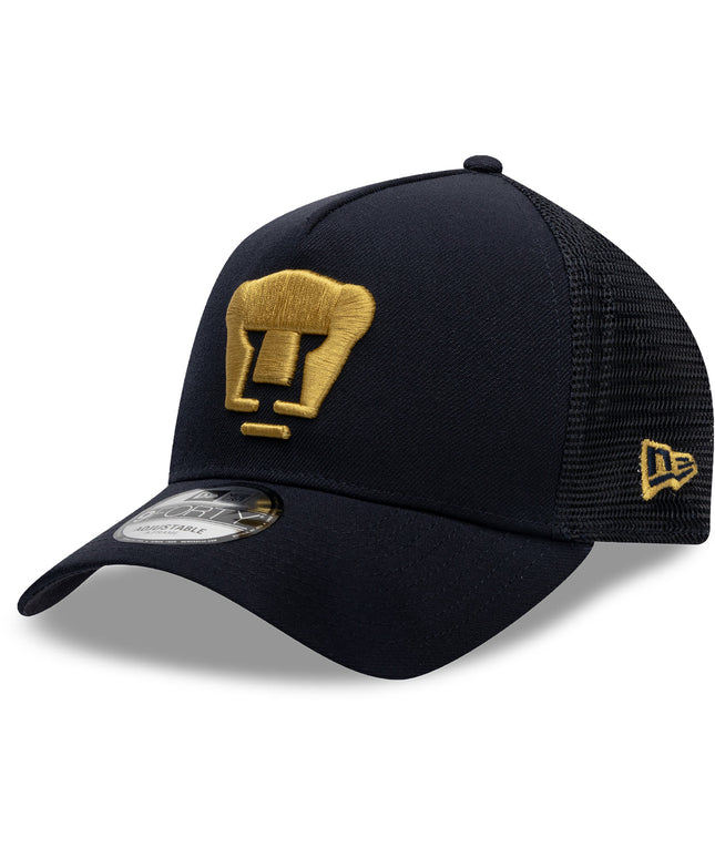 GORRA NEW ERA 9FORTY A-FRAME TRUCKER PUMAS UNAM – AZUL