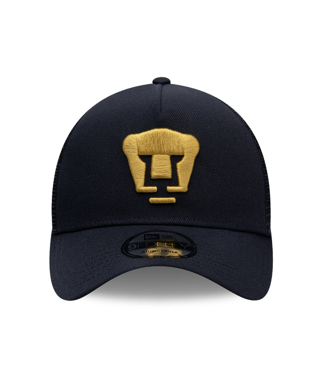 GORRA NEW ERA 9FORTY A-FRAME TRUCKER PUMAS UNAM – AZUL