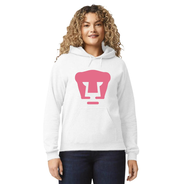Sudadera para Mujer Hoodie Pumas UNAM Logo Rosa