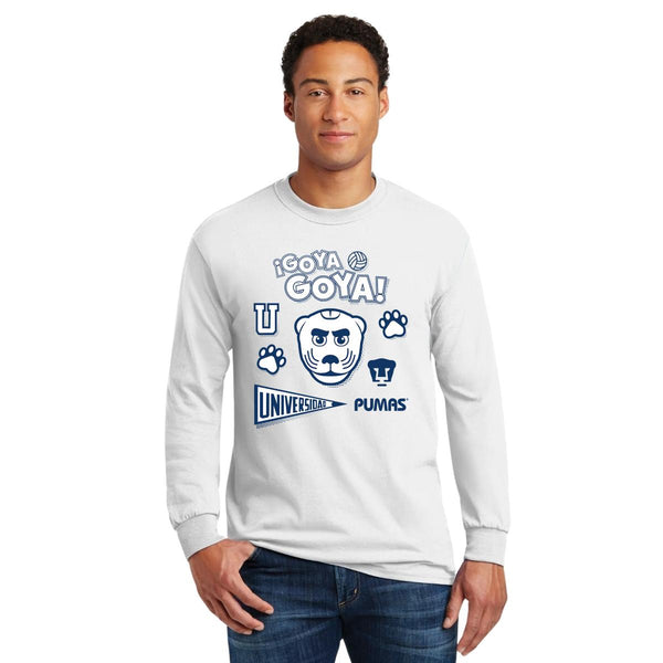 Pumas UNAM Goyo University Long Sleeve Men's T-Shirt