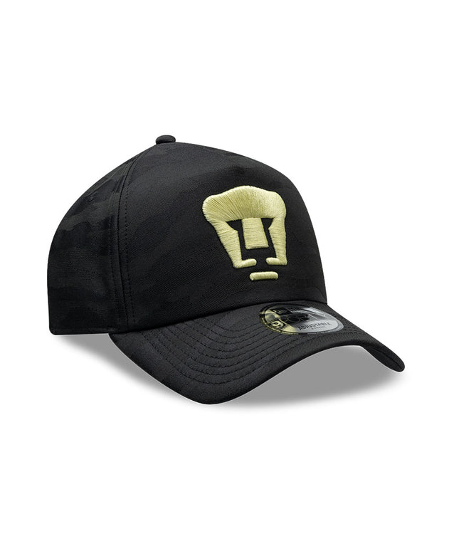 GORRA NEW ERA 9FORTY A-FRAME PUMAS UNAM CAMUFLAJE TONAL – NEGRO
