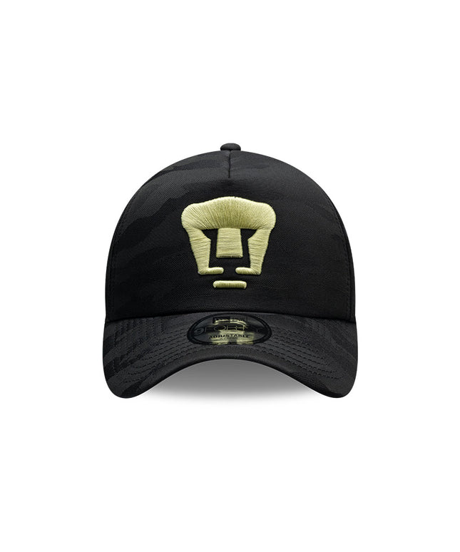 GORRA NEW ERA 9FORTY A-FRAME PUMAS UNAM CAMUFLAJE TONAL – NEGRO