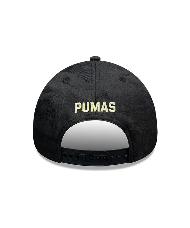 GORRA NEW ERA 9FORTY A-FRAME PUMAS UNAM CAMUFLAJE TONAL – NEGRO