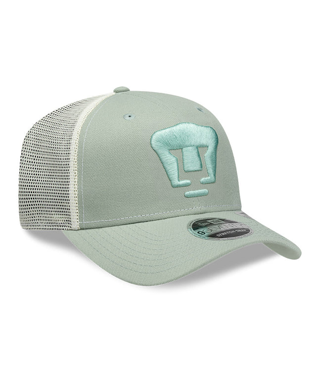 GORRA NEW ERA 9SEVENTY STRETCH SNAP PUMAS UNAM – VERDE EVEREST