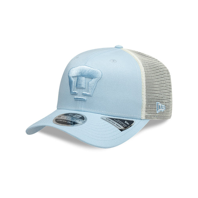 GORRA NEW ERA 9SEVENTY STRETCH SNAP TRUCKER PUMAS UNAM – AZUL GLACIAL