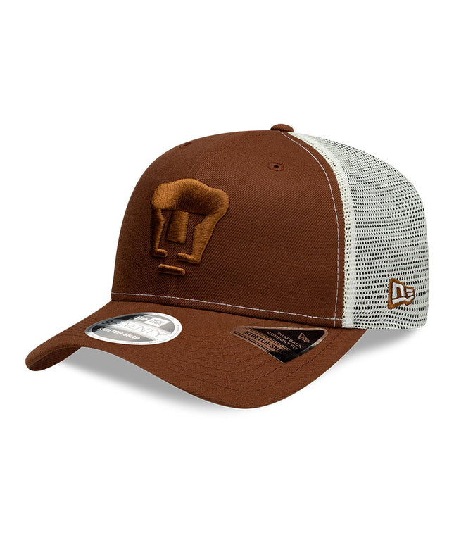 GORRA NEW ERA 9SEVENTY STRETCH SNAP TRUCKER PUMAS UNAM – CAFÉ AUBURN