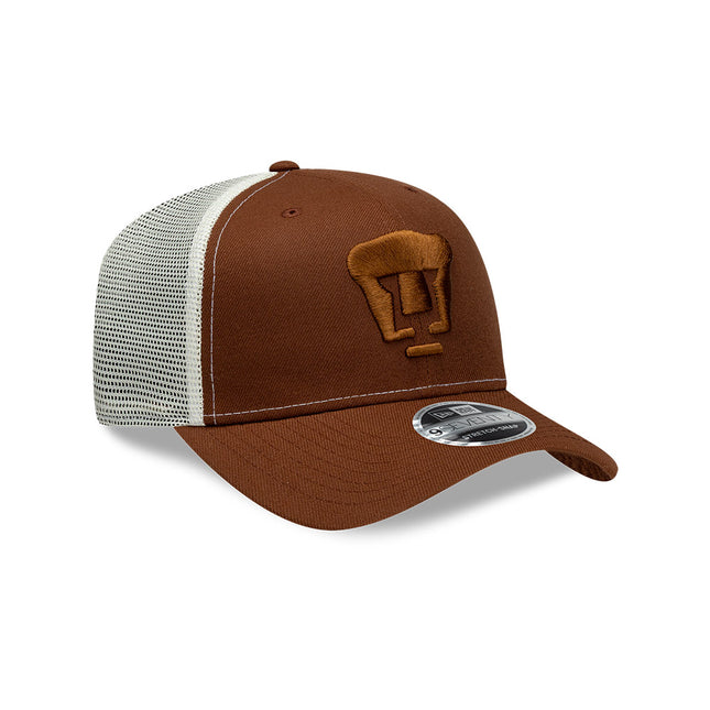 GORRA NEW ERA 9SEVENTY STRETCH SNAP TRUCKER PUMAS UNAM – CAFÉ AUBURN