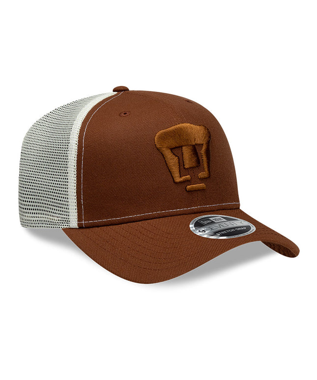 GORRA NEW ERA 9SEVENTY STRETCH SNAP TRUCKER PUMAS UNAM – CAFÉ AUBURN