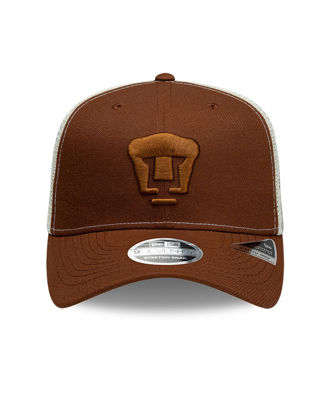 GORRA NEW ERA 9SEVENTY STRETCH SNAP TRUCKER PUMAS UNAM – CAFÉ AUBURN