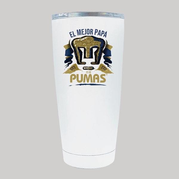 Termo 20 Oz Pumas UNAM Mejor Papá Pumas