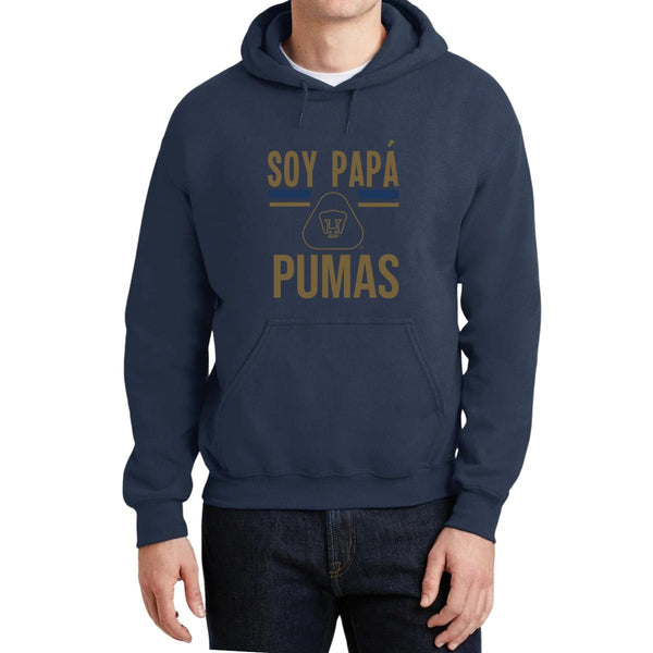 Sudadera Hombre Hoodie Pumas UNAM Papá Pumas Logo