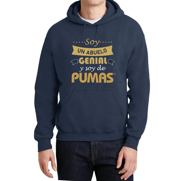 Sudadera Hombre Hoodie Pumas UNAM Soy abuelo