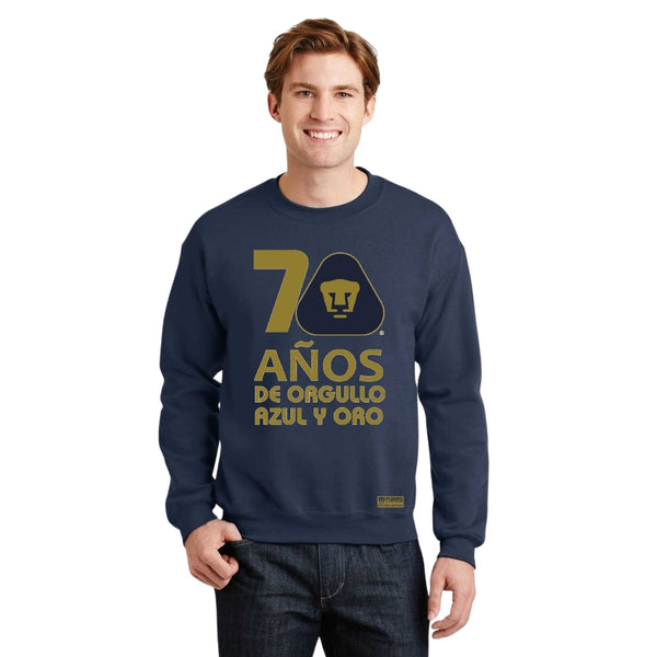 Sudadera Hombre Pumas UNAM 70 Años Fte Edición Limitada 4