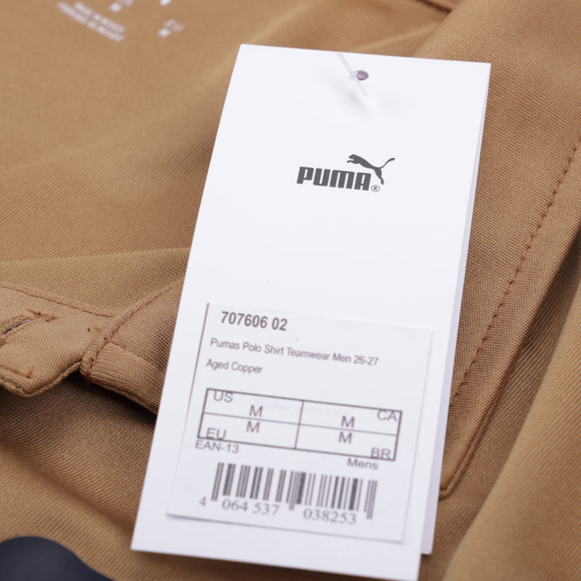 Playera Polo Pumas Teamwear 2026/27 Color Cobre Envejecido para Hombre