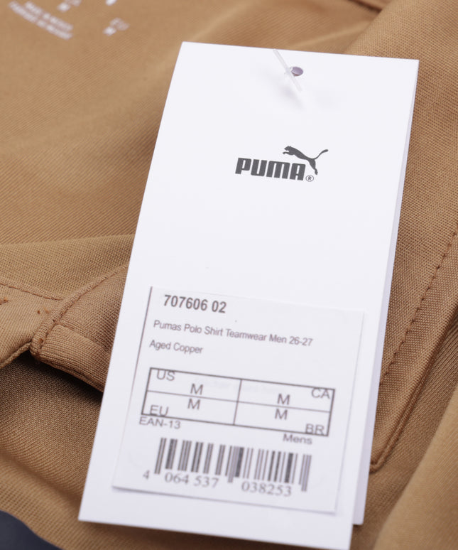 Playera Polo Pumas Teamwear 2026/27 Color Cobre Envejecido para Hombre