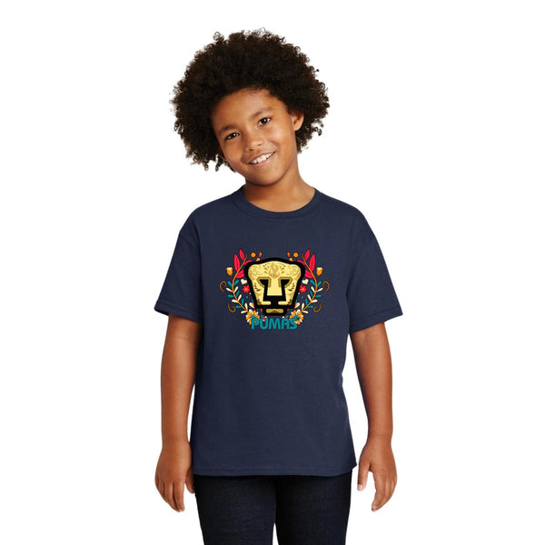 Playera Niños Pumas UNAM Día de Muertos