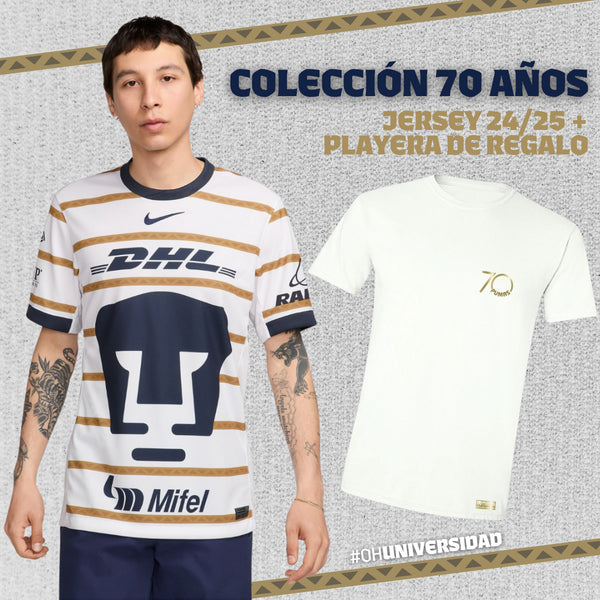 Colección 70 Años Hombre - Jersey Local 24/25 + Playera de Regalo