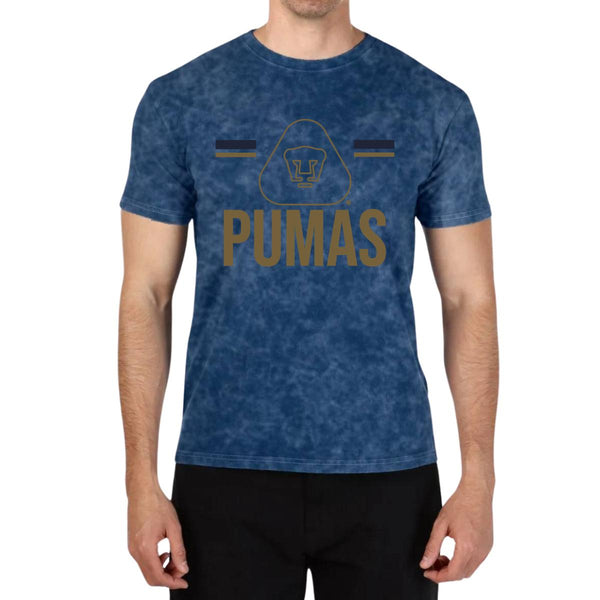 Playera Hombre Mineral Wash Pumas UNAM Insignia