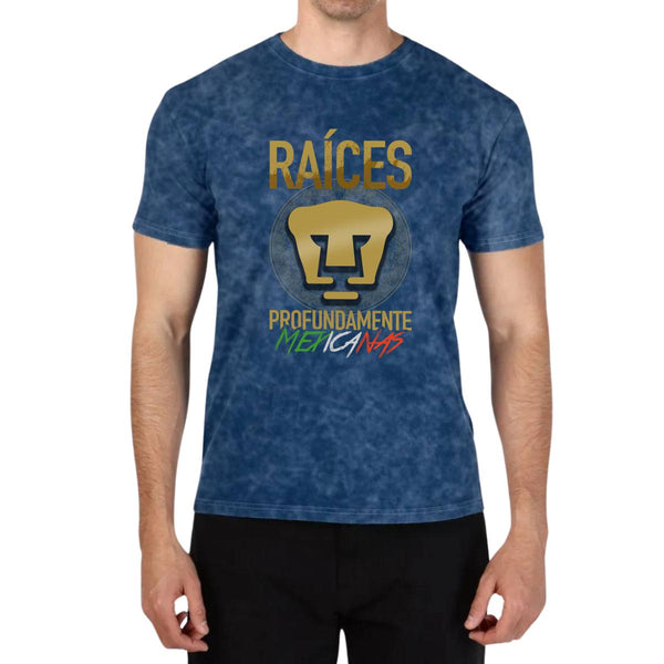 Playera Hombre Mineral Wash Pumas UNAM Raíces