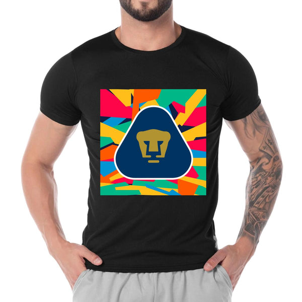 Playera Transpirable Hombre Pumas UNAM Logo Multicolor