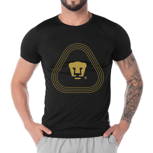 Playera Transpirable Hombre Pumas UNAM Logo Líneas