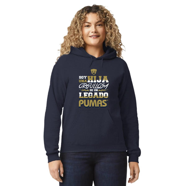 Sudadera Mujer Hoodie Pumas UNAM Legado Hija