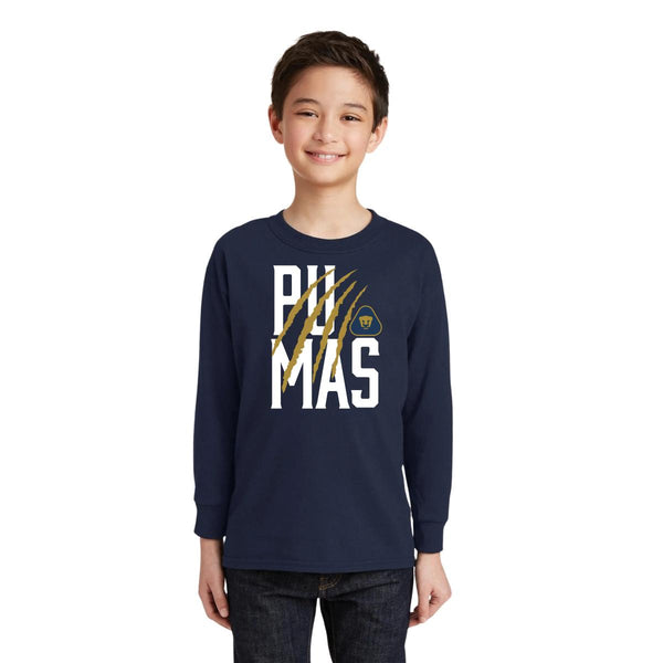 Playera M Larga Niños Pumas UNAM Zarpazo