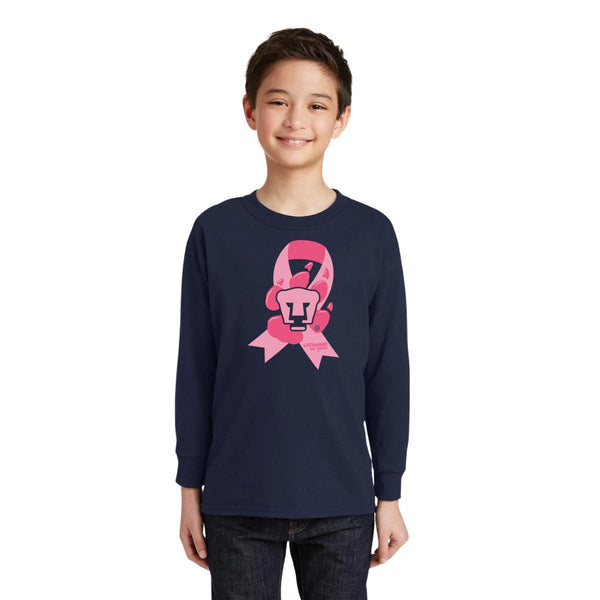 Playera M Larga Niños Pumas UNAM Luchando con garra