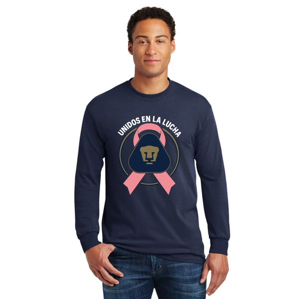 Playera Deportiva M Larga Hombre Pumas UNAM Unidos en la lucha