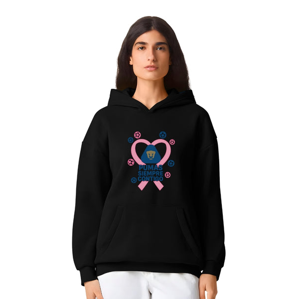 Sudadera Mujer Hoodie Pro Dry Pumas UNAM Mes Rosa Contigo