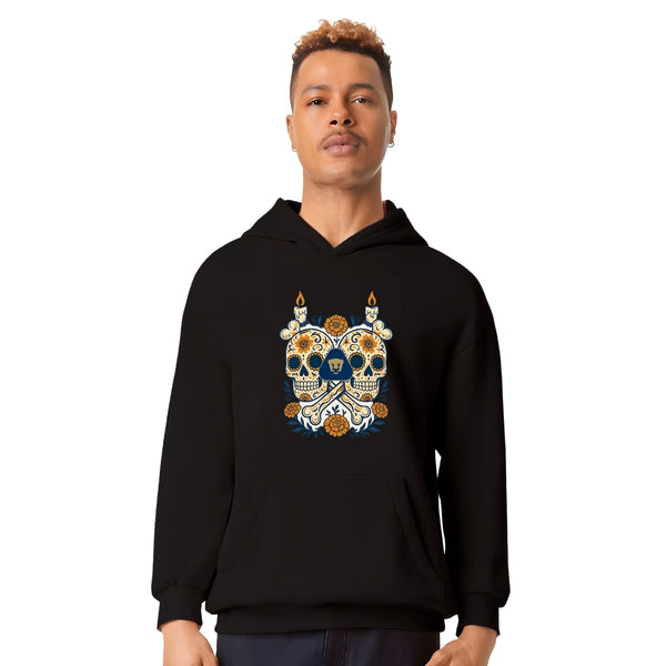 Sudadera Hombre Hoodie Pro Dry Pumas UNAM Calaveras