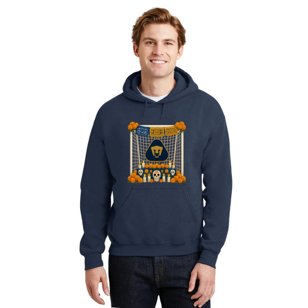 Sudadera Hombre Hoodie Pumas UNAM Altar Muertos