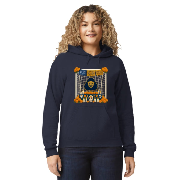 Sudadera Mujer Hoodie Pumas UNAM Altar Muertos