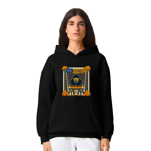 Sudadera Mujer Hoodie Pro Dry Pumas UNAM Altar Muertos
