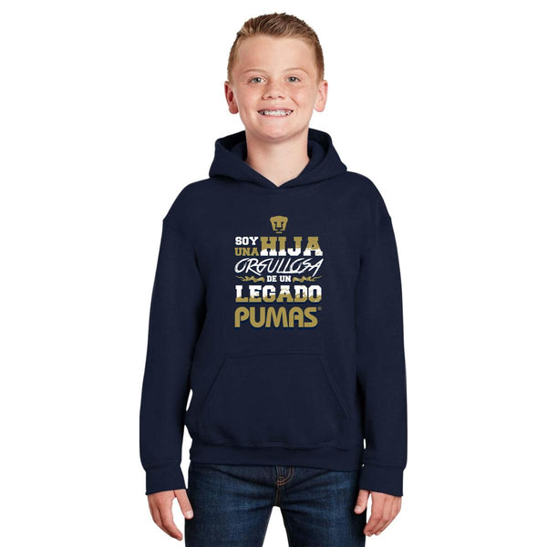 Sudadera Niños Hoodie Pumas UNAM Legado Hija