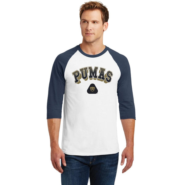 Playera Raglán Manga 3/4 Hombre Pumas UNAM Pumas 3D