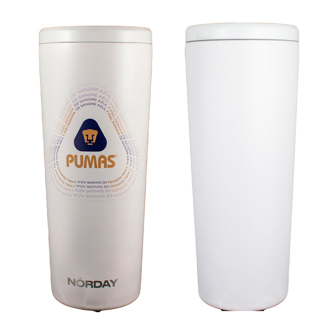 Termo Bloom 25 oz Pumas - Logo Triangular Blanco