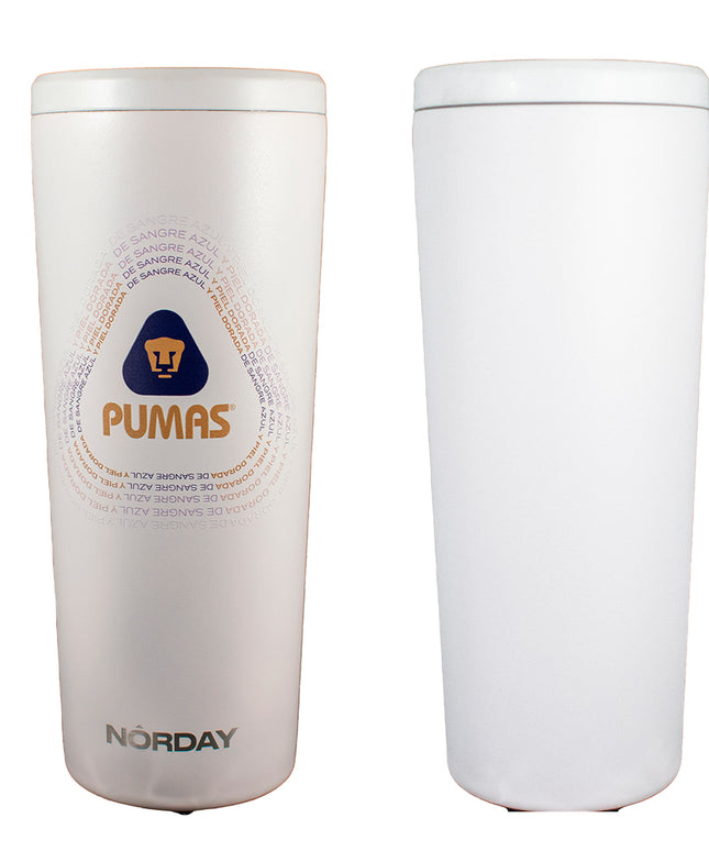 Termo Bloom 25 oz Pumas - Logo Triangular Blanco