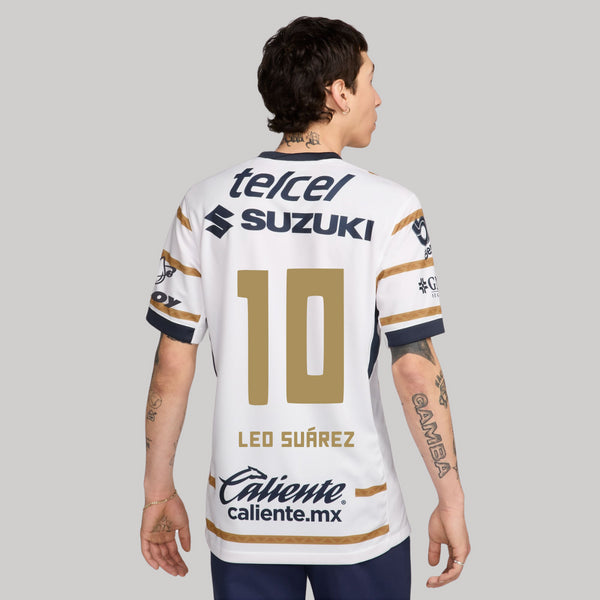 10 Leonardo Suárez - Jersey Local Nike Pumas UNAM Hombre 24/25