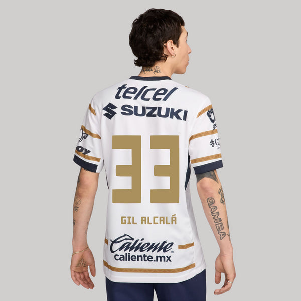 33 Gil Alcalá - Jersey Local Nike Pumas UNAM Hombre 24/25