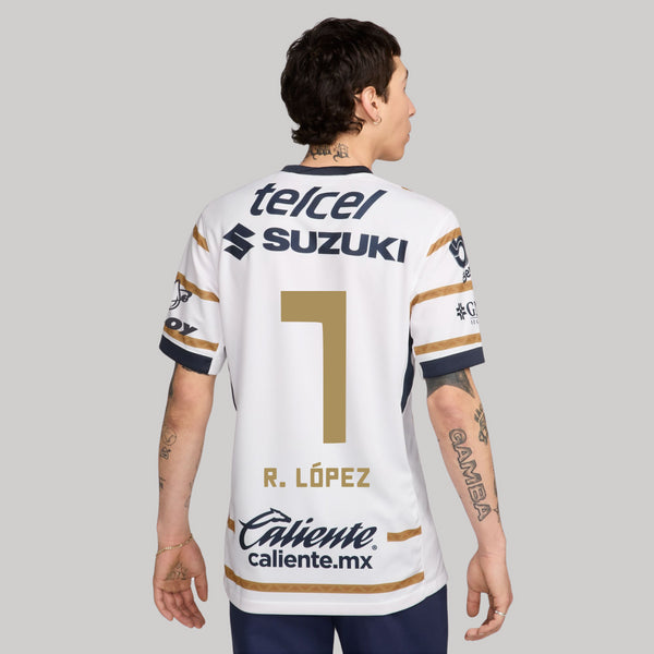 7 Rodrigo López - Jersey Local Nike Pumas UNAM Hombre 24/25