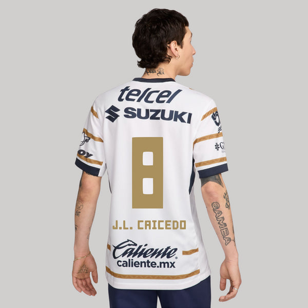 8 José Caicedo - Jersey Local Nike Pumas UNAM Hombre 24/25