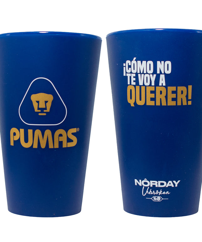 Vaso de Silicon Pumas - Azul Marino