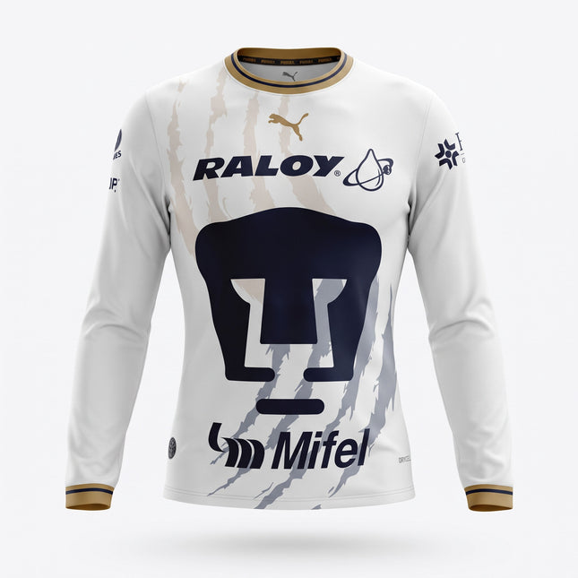 Jersey Pumas Visita Cancha Manga Larga 2026/27 para Hombre