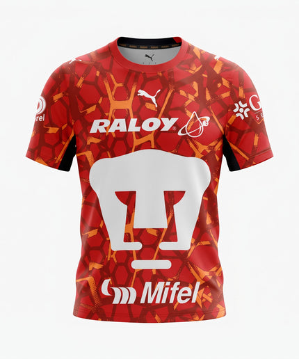 Jersey de Portero Local Pumas Cancha 26-27 para Hombre - Rojo